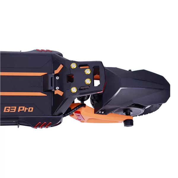 KuKirin G3 Pro 2024 terepre való elektromos roller 2400W összteljesítmény, 80 km hatótáv, 65 km/h, kivehető akkumulátor, IP54 vízálló, hidraulikus fék