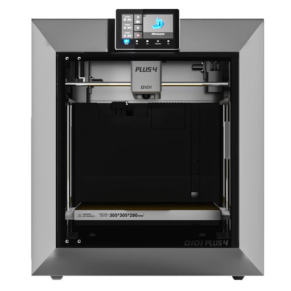 QIDI TECH PLUS4 3D nyomtató, 600 mm/s sebesség, 370℃ magas hőmérséklet, fűtött kamra, 305×305×280 mm, több szín és távoli vezérlés