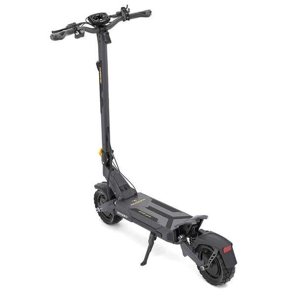 Ausom DT2 Pro elektromos roller, 2×1100W motorral, 52V 23.4Ah akkumulátorral, 68 km/h sebesség, 115 km hatótáv, hidraulikus fékek, lengőkar felfüggesztés