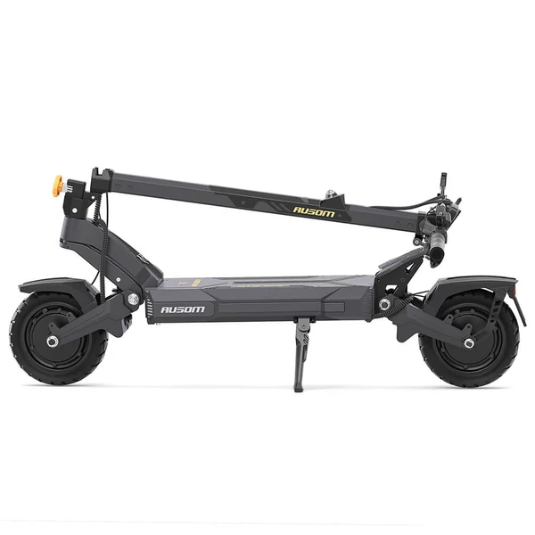 Ausom DT2 Pro elektromos roller, 2×1100W motorral, 52V 23.4Ah akkumulátorral, 68 km/h sebesség, 115 km hatótáv, hidraulikus fékek, lengőkar felfüggesztés