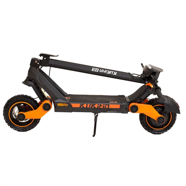 KuKirin G3 elektromos roller 1200W motorral, 10" terepgumival, 52V 18Ah akkumulátorral, 50 km/h sebesség, 63 km hatótáv, LED kijelző, IP54 vízálló