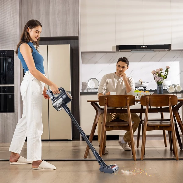 Proscenic P11 Lite vezeték nélküli porszívó, 28 kPa szívóerő, 35 perc üzemidő, LED kijelző, alacsony zaj, 180° forgatható fej, 550ml portartály
