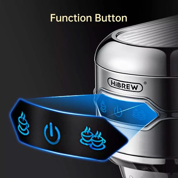 HiBREW H11 1450W eszpresszógép, 19 Bar félautomata kávéfőző otthoni és irodai használatra