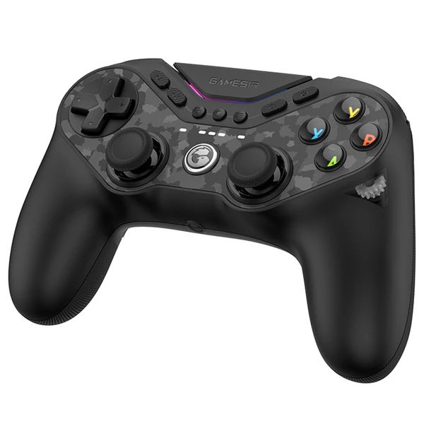 GameSir Tarantula Pro vezetékes és vezeték nélküli gamer kontroller PC‑hez, Switch‑hez, Androidhoz, iOS‑hez és Steamhez – RGB, giroszkóp, NFC
