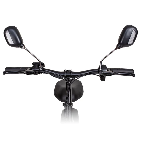 KuKirin C1 Pro elektromos roller, 500W motor, 48V 26Ah akkumulátor, 100 km hatótáv, 14" kerék, összecsukható, hátsó ülés és kosár - fekete