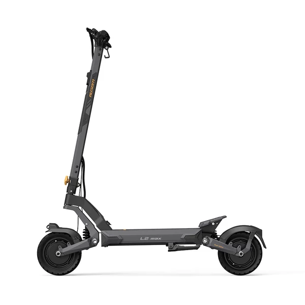 Ausom L2 Max elektromos roller, 2000W motor, 48V akkumulátor, 65 km/h sebesség, 90 km hatótáv, lengőkaros felfüggesztés, AirTag tartó