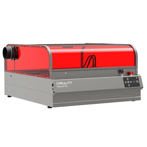Creality Falcon2 Pro 60W lézergravírozó 1.6W modul, zárt burkolat, kamera, levegőrásegítés, 400x400 mm munkaterület