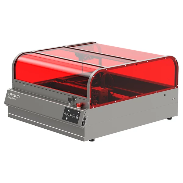 Creality Falcon2 Pro 60W lézergravírozó 1.6W modul, zárt burkolat, kamera, levegőrásegítés, 400x400 mm munkaterület