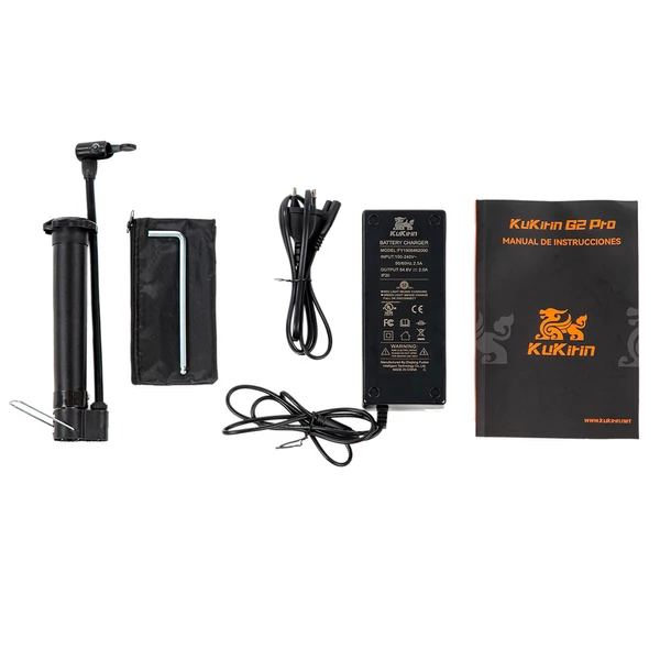 KuKirin G2 Pro elektromos roller, 500W motor, 65 km hatótáv, 48V 15.6Ah akkumulátor, tárcsafék, rugós lengéscsillapítás