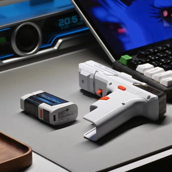 MECHTRON TL-G007S Lite akkumulátoros fúró-csavarozó, 8V, 15N·m nyomaték, kétsebességes, 2000 mAh kivehető akku, intelligens AI vezérlés - Fehér