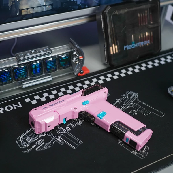 MECHTRON TL-G007S Lite akkumulátoros fúró-csavarozó, 8V, 15N·m nyomaték, kétsebességes, 2000 mAh kivehető akku, intelligens AI vezérlés - Pink