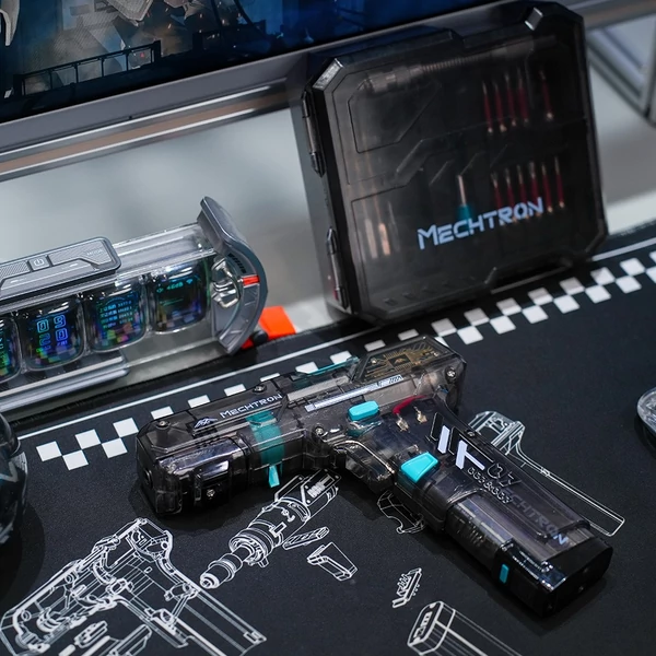 MECHTRON TL-G007S Lite akkumulátoros fúró-csavarozó, 8V, 15N·m nyomaték, kétsebességes, 2000 mAh kivehető akku, intelligens AI vezérlés - Fekete