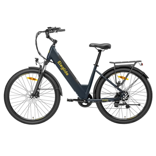 Eleglide T2 elektromos kerékpár, 250W motor, 36V 13Ah akkumulátor, 100 km hatótáv, 25 km/h sebesség, hidraulikus fék, Shimano 7 fokozat