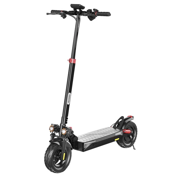 iScooter iX4 10 hüvelykes elektromos roller, 800W motor, 45 km/h sebesség, 48V 15Ah akkumulátor, 40-45 km hatótáv, app vezérlés, testfény