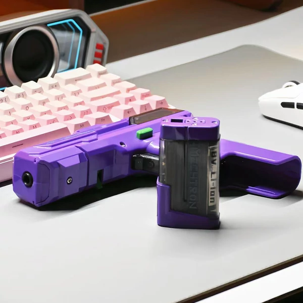 MECHTRON TL-G007S Lite akkumulátoros fúró-csavarozó, 8V, 15N·m nyomaték, kétsebességes, 2000 mAh kivehető akku, intelligens AI vezérlés - Lila