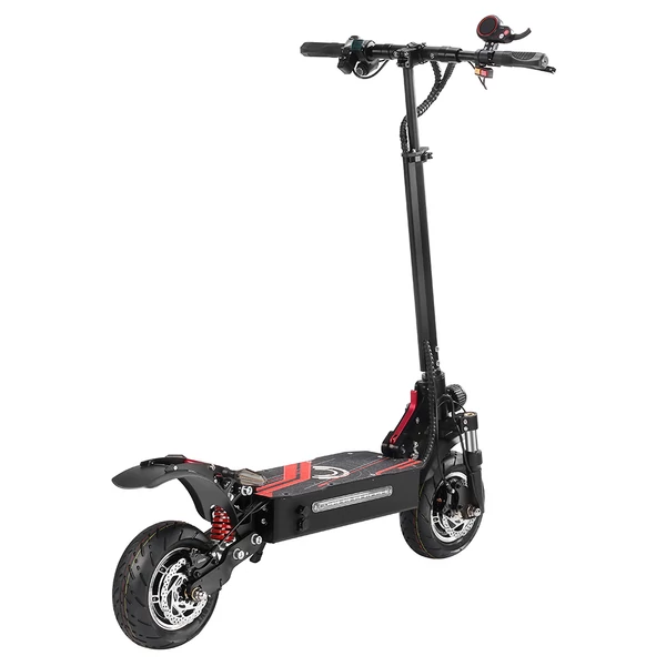 BOYUEDA Q7 Pro elektromos roller, 2×1600W motor, 52V 19Ah akkumulátor, 10” kerék, 70 km/h sebesség, 70 km hatótáv, hidraulikus fék, APP vezérlés