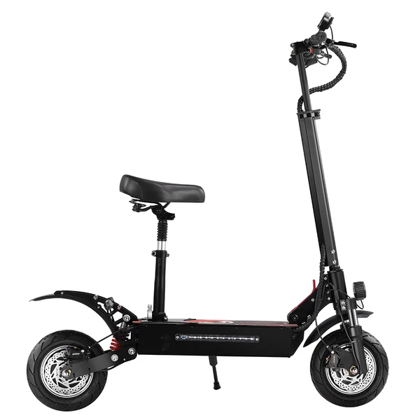 BOYUEDA Q7 Pro elektromos roller, 2×1600W motor, 52V 19Ah akkumulátor, 10” kerék, 70 km/h sebesség, 70 km hatótáv, hidraulikus fék, APP vezérlés