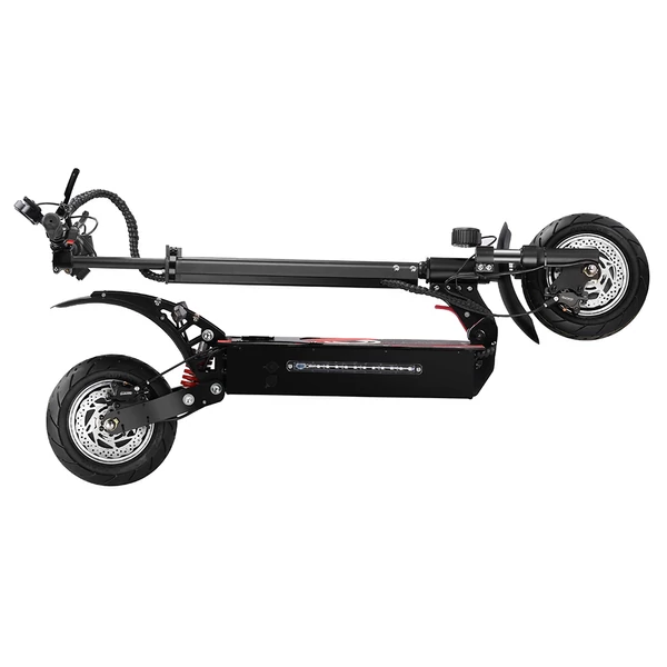 BOYUEDA Q7 Pro elektromos roller, 2×1600W motor, 52V 19Ah akkumulátor, 10” kerék, 70 km/h sebesség, 70 km hatótáv, hidraulikus fék, APP vezérlés