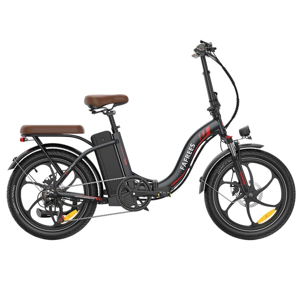 Fafrees F20+ Pro összecsukható elektromos kerékpár, 250W motor, 100 km hatótáv, Shimano 7 sebesség – szatén fekete