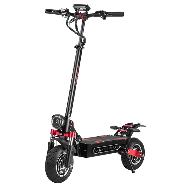 BOYUEDA Q7 Pro Max elektromos roller, 2×1600W motor, 52V 28Ah akkumulátor, 70 km/h, 110 km hatótáv, 10” kerék, hidraulikus fék, LCD kijelző