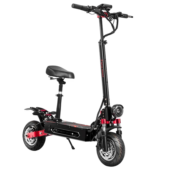 BOYUEDA Q7 Pro Max elektromos roller, 2×1600W motor, 52V 28Ah akkumulátor, 70 km/h, 110 km hatótáv, 10” kerék, hidraulikus fék, LCD kijelző