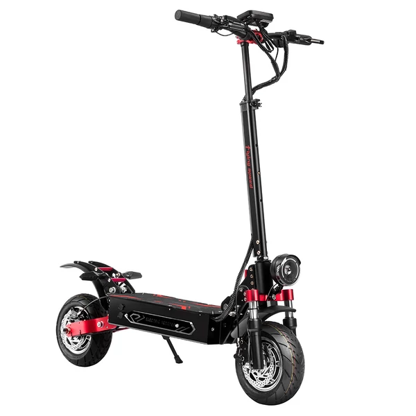 BOYUEDA Q7 Pro Max elektromos roller, 2×1600W motor, 52V 28Ah akkumulátor, 70 km/h, 110 km hatótáv, 10” kerék, hidraulikus fék, LCD kijelző