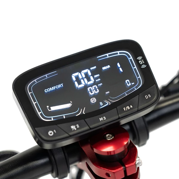 BOYUEDA Q7 Pro Max elektromos roller, 2×1600W motor, 52V 28Ah akkumulátor, 70 km/h, 110 km hatótáv, 10” kerék, hidraulikus fék, LCD kijelző