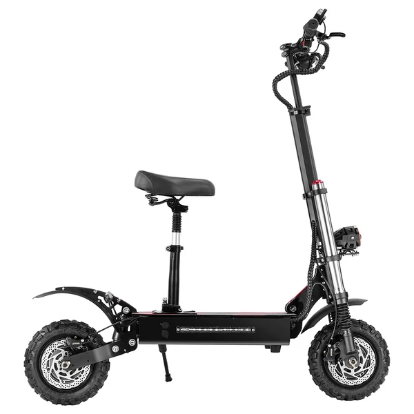 BOYUEDA S3-11 Elektromos Roller, 2x3000W Motor, 85 km/h, 60V 38Ah Akku, 120 km hatótáv, 11" terepgumi, hidraulikus fék, lengéscsillapító, LED kijelző