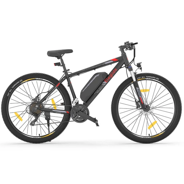 Eleglide Mopride 2 elektromos hegyikerékpár 27,5", 250W motorral, 130 km hatótávval, Shimano 21 fokozat, hidraulikus fék, APP vezérlés - fekete
