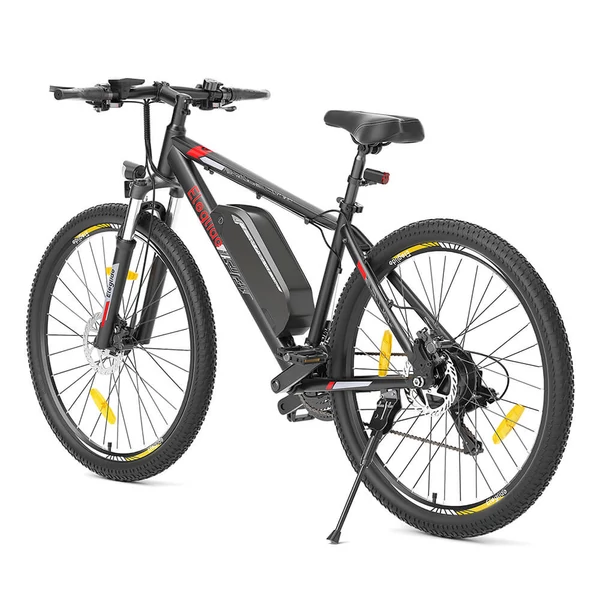 Eleglide Mopride 2 elektromos hegyikerékpár 27,5", 250W motorral, 130 km hatótávval, Shimano 21 fokozat, hidraulikus fék, APP vezérlés - fekete