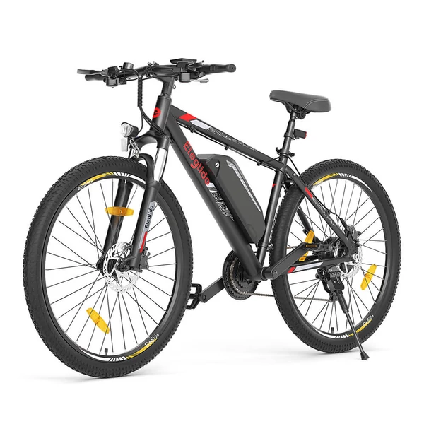 Eleglide Mopride 2 elektromos hegyikerékpár 27,5", 250W motorral, 130 km hatótávval, Shimano 21 fokozat, hidraulikus fék, APP vezérlés - fekete