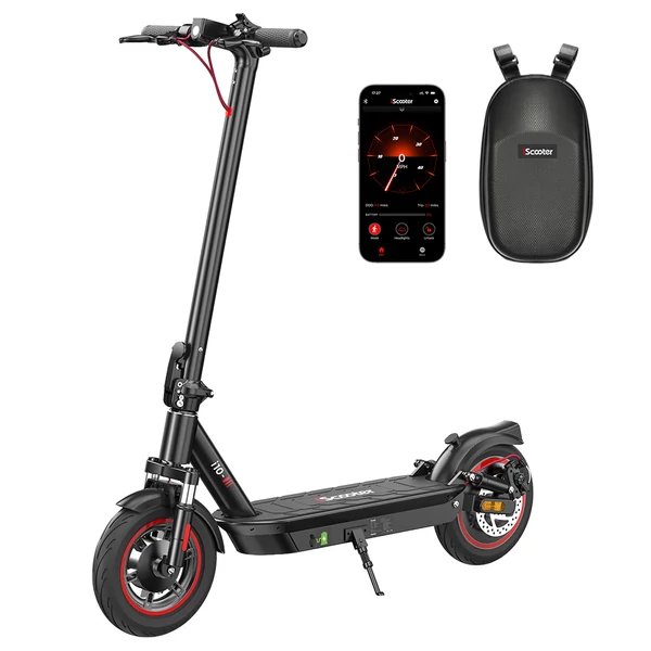iScooter i10 elektromos roller, 650W motor, 36V 15Ah akkumulátor, 10” felfújható gumi, 40 km/h seb., 45 km hatótáv, első-hátsó rugózás, tárcsafék
