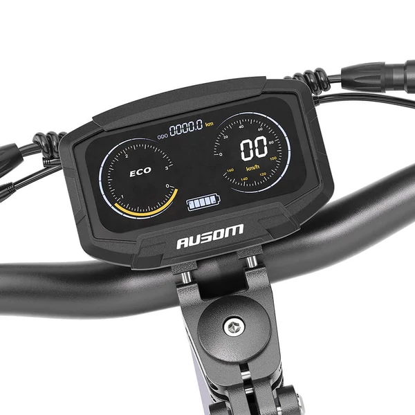Ausom F1 Max elektromos roller, 2×1400W motorral, 60V 20.8Ah akkumulátorral, 72 km/h sebesség, 100 km hatótáv, hidraulikus fékek, NFC & kódzár