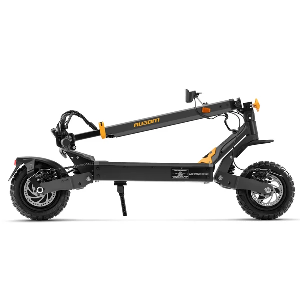 Ausom L1 elektromos roller, 500W motor, 48V 15.6Ah akkumulátor, 70km hatótáv, ABE minősítés, 10" kerék, lengőkar felfüggesztés, NFC zár