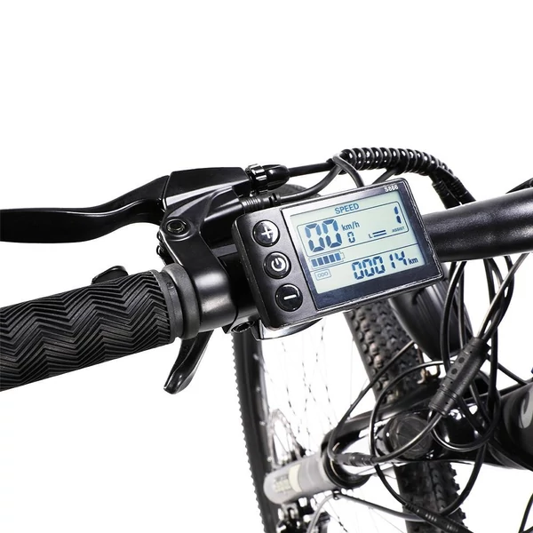 Eleglide Mopride 1 Plus elektromos moped kerékpár 27,5" 250W motorral, 36V 12,5Ah akkumulátorral, Shimano 21 sebességgel, app vezérléssel - szürke