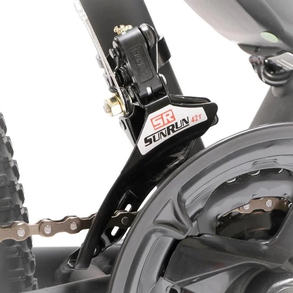 Eleglide Mopride 1 Plus elektromos moped kerékpár 27,5" 250W motorral, 36V 12,5Ah akkumulátorral, Shimano 21 sebességgel, app vezérléssel - szürke