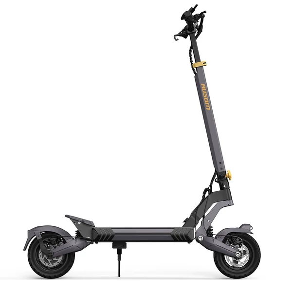 Ausom L2 elektromos roller, 800W motor, 48V 15.6Ah akkumulátor, 10” kerék, 45km/h, 70km hatótáv, dupla tárcsafék, lengőkaros felfüggesztés, LCD kijelző