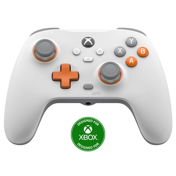 GameSir T7 vezetékes játékvezérlő, Hall-effektus karok és ravaszok, Xbox/Xbox One X/S, Steam, Windows 10/11 – Krémes fehér