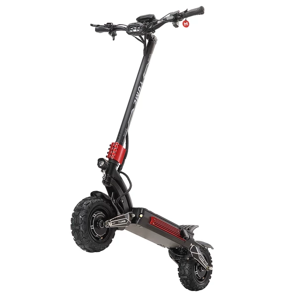 YUME Raptor elektromos roller, 2×3000W motor, 60V 27Ah akkumulátor, 80km/h, 90km hatótáv, terepgumi, hidraulikus fék