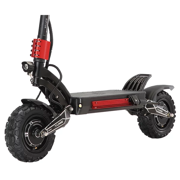 YUME Raptor elektromos roller, 2×3000W motor, 60V 27Ah akkumulátor, 80km/h, 90km hatótáv, terepgumi, hidraulikus fék