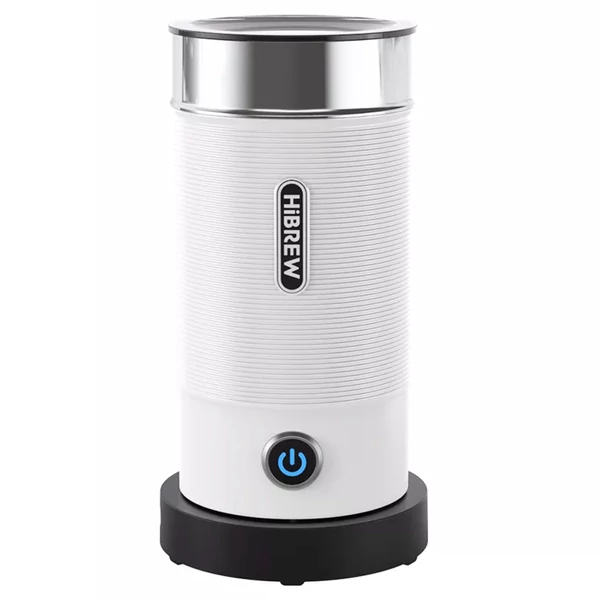 HiBREW M1A automata tejhabosító 450W – forró és hideg tej, cappuccino, latte és csokoládé italhoz - fehér