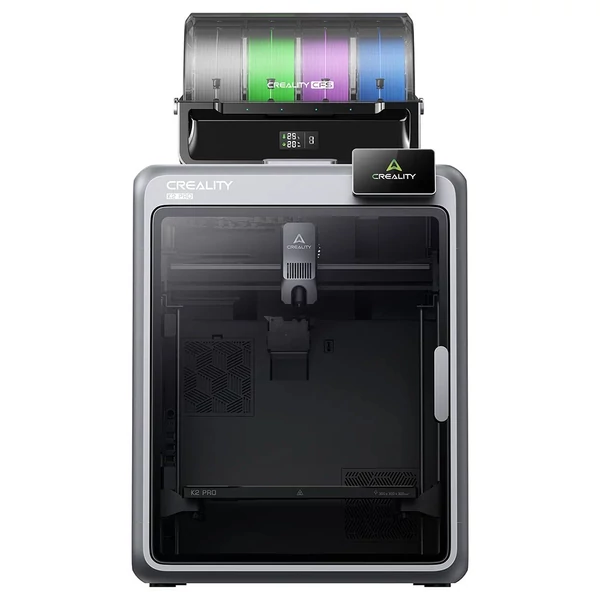Creality K2 Pro Combo 3D nyomtató, CFS rendszerrel, akár 16 színes nyomtatás, 300×300×300 mm
