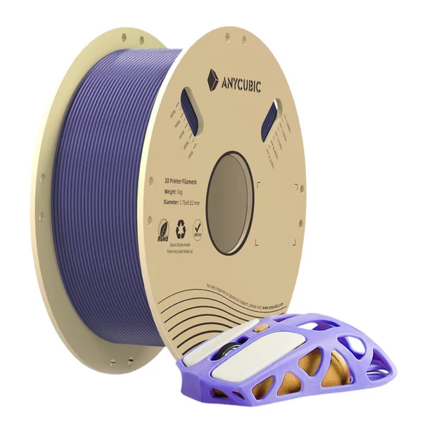 4kg Anycubic Pantone PLA Filament – Őszibarack, Ibolya, Tavaszlevél, Trópusi Türkiz