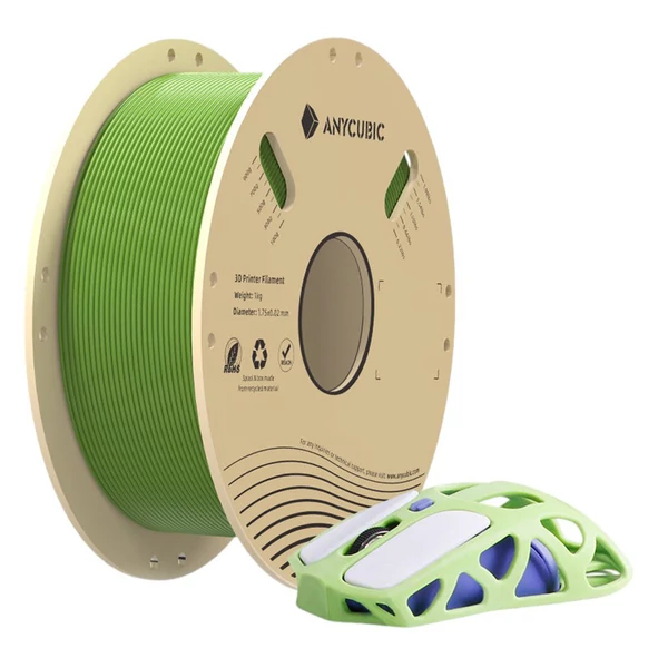 4kg Anycubic Pantone PLA Filament – Őszibarack, Ibolya, Tavaszlevél, Trópusi Türkiz