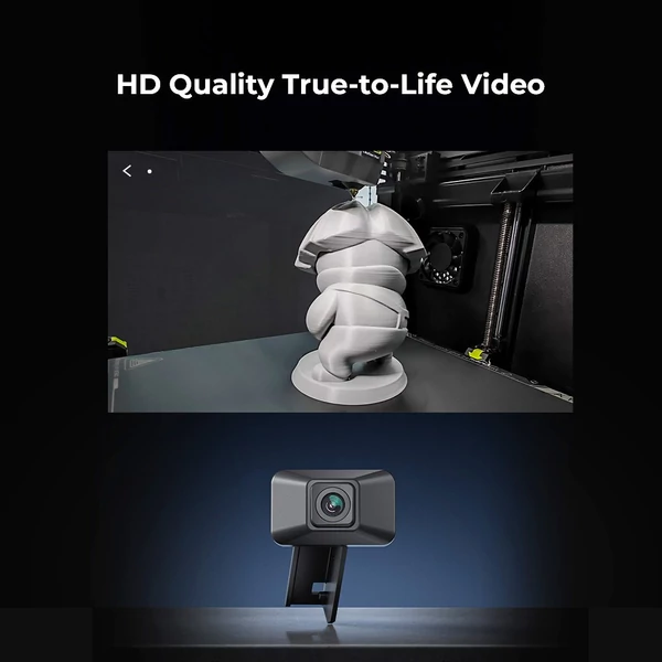 Creality K1 AI kamera – HD minőség, mesterséges intelligencia felismerés, time-lapse felvétel