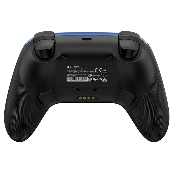 GameSir Super Nova vezeték nélküli gamer kontroller Hall szenzoros karokkal, RGB világítással – PC/Android/iOS/Switch (Kék)