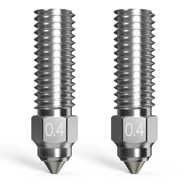 Creality nagy áramlású fúvóka készlet 4db K1 / K1 Max nyomtatóhoz, edzett acél (0.4, 0.6, 0.8 mm)