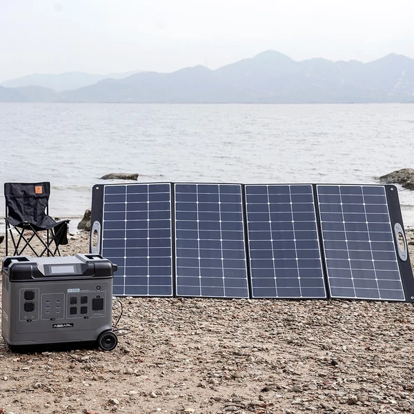 OUKITEL PV400 400W hordozható, összecsukható napelem állvánnyal, 23% hatásfokkal, IP65 vízállósággal
