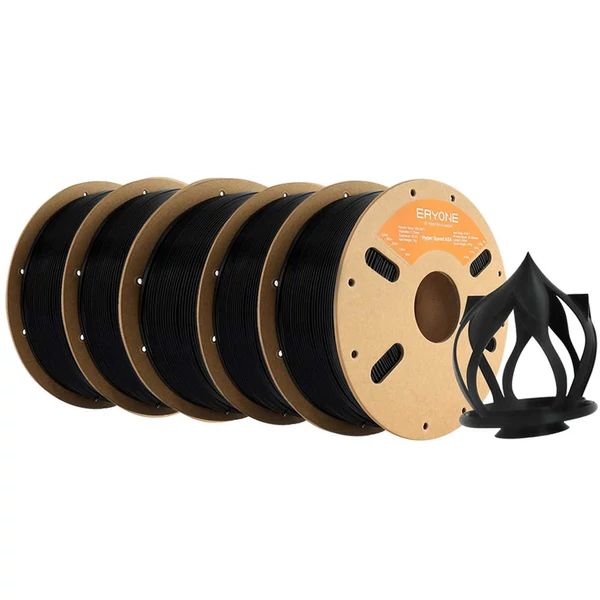 5 kg ERYONE nagysebességű ASA filament - fekete