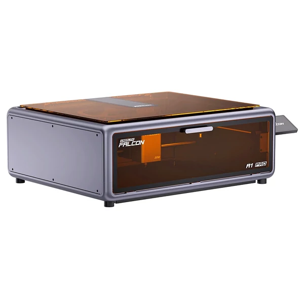 Creality Falcon A1 Pro 20W lézergravírozó és vágó, 600mm/s sebesség, AI kamera, 4,3" érintőkijelző, 358x268mm munkaterület